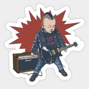 Baby Punk Rocker Sticker